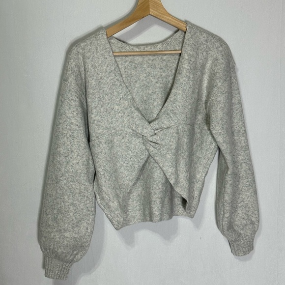 GREYLIN - Twist Back Sweater - light grey - small - Picture 6 of 8